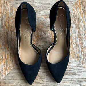 Jessica Simpson Black Pointed Heels